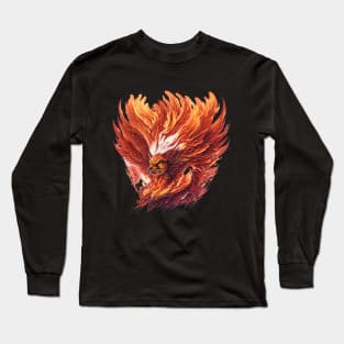 PHOENIX BIRD ANGRY Long Sleeve T-Shirt